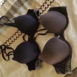 2 Calvin Klein Underwire Bras